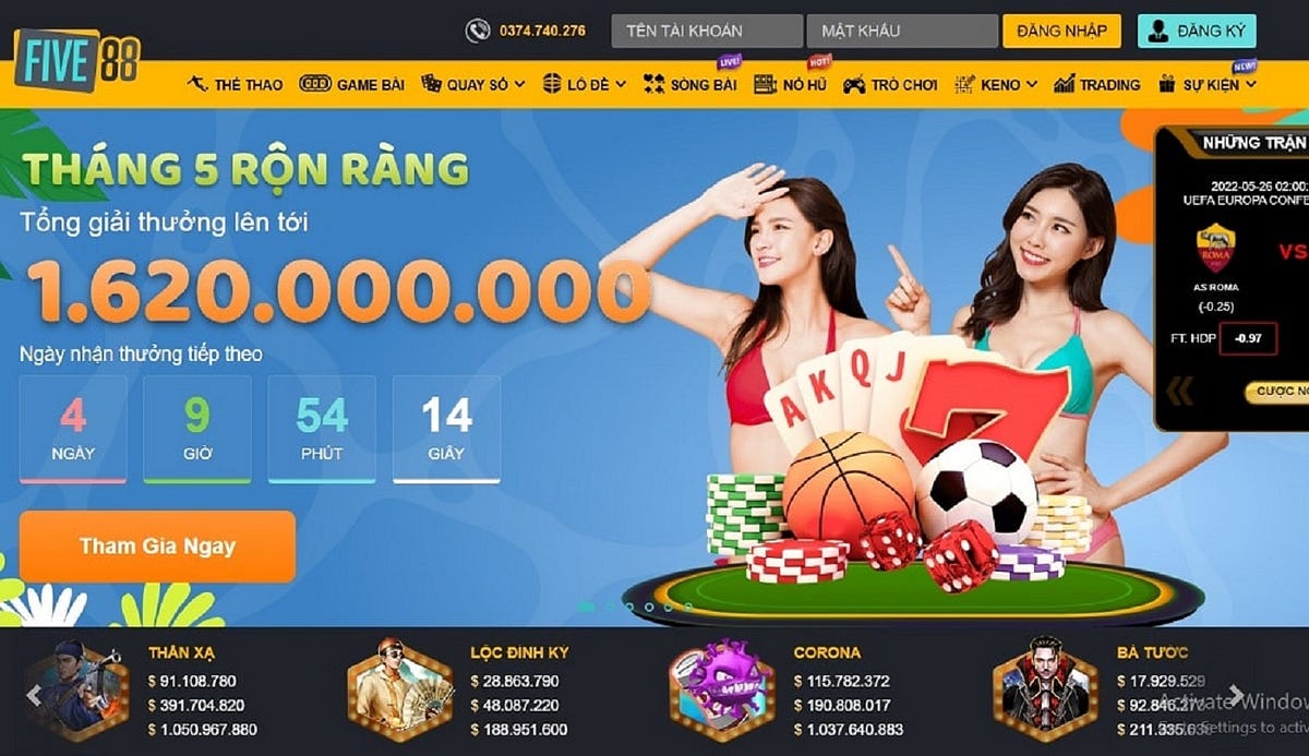 Khám Phá Nhận Code Khuyến mãi Five88 - Ưu Đãi Đỉnh Cao